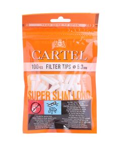 Фильтры Для Самокруток CARTEL SUPER SLIM LONG 100 шт