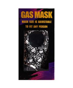 Бонг GAS MASK HIN0009 BLACK&WHITE | RED SKULL