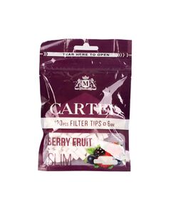 Фильтры Для Самокруток CARTEL SLIM BERRY FRUIT 120 шт