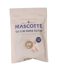 Фильтры Для Самокруток MASCOTTE SLIM EXTRA LONG – UNBLEACHED/BROWN/ORGANIC 6 мм 120 шт