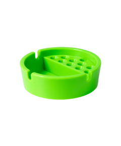 Пепельница Пластиковая NHAS006 С Держателем Для Сигарет GREEN