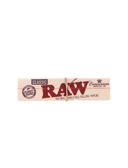 Бумага Сигаретная RAW KING SIZE SLIM+FILTER TIP CLASSIC 32л