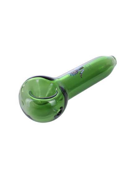 GLASS PIPE GP02 RICK AND MORTY GREEN COME WATCH TV