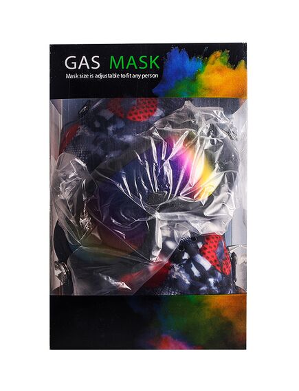 Бонг GAS MASK HIN0031 LIPS SKULL GREY