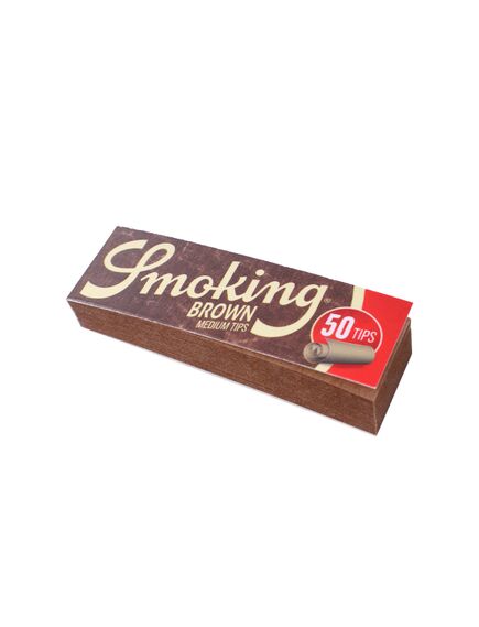 Фильтры Для Самокруток SMOKING BROWN MEDIUM TIPS 50л