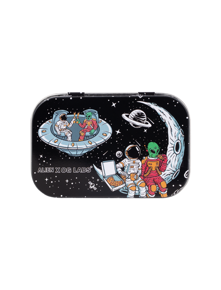 Контейнер Металлический ALIEN X OG YH093-OG BLACK MOON PIZZA SMOKE