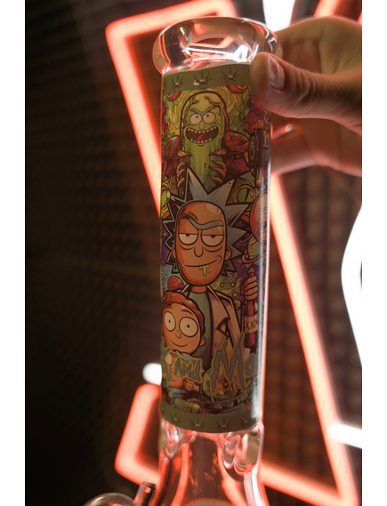 Бонг Стеклянный BOING 35/7 SY390 RICK AND MORTY GREEN