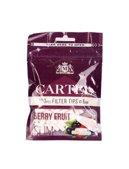 Фильтры Для Самокруток CARTEL SLIM BERRY FRUIT 120 шт