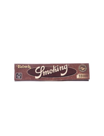 Бумага Сигаретная SMOKING KING SIZE BROWN 33л