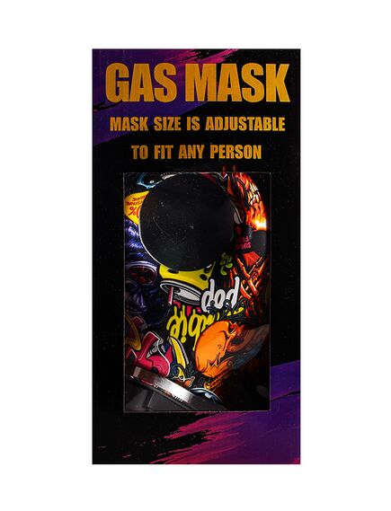 Бонг GAS MASK HIN0009 GRAFFITI | RED SKULL