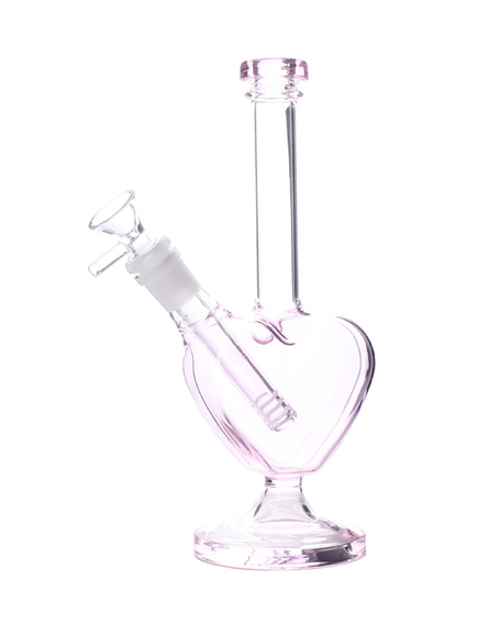 Бонг Стеклянный BOING 24/3 SY204 HEART PINK