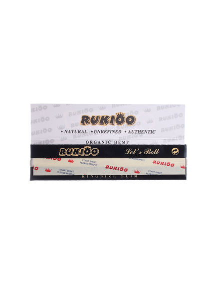 Бумага Сигаретная RUKIOO ORGANIC KING SIZE SLIM 33л