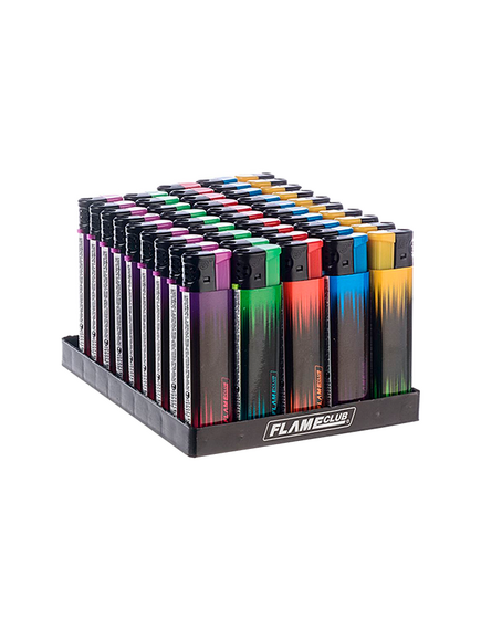 Зажигалка С Пьезоэлементом FLAME CLUB P-02 Тёмная