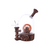 Бонг Стеклянный BOING WHEEL WATER JL-O0287 DARK BROWN